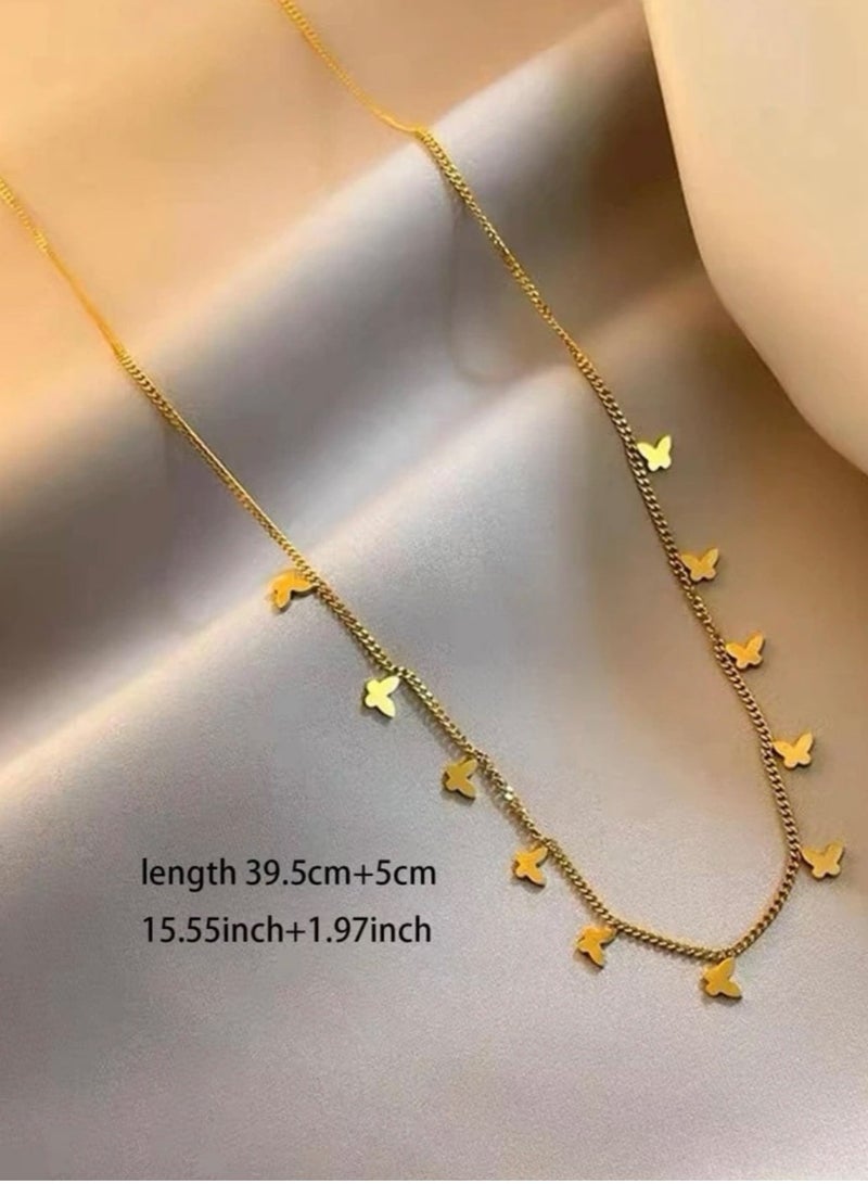 نيو ستايل سلسال شوكر نسائي بتصميم عصري وأنيق مصنوع من الاستانلس ستيل - Image 4