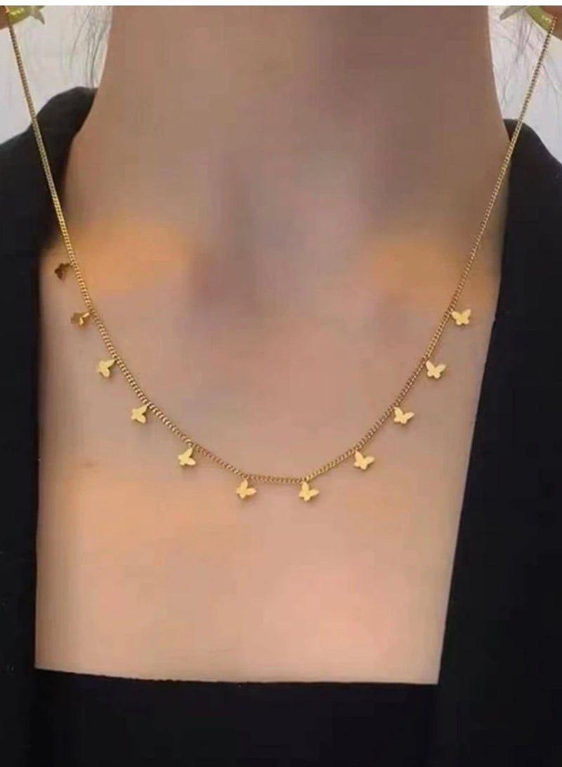 نيو ستايل سلسال شوكر نسائي بتصميم عصري وأنيق مصنوع من الاستانلس ستيل - Image 3