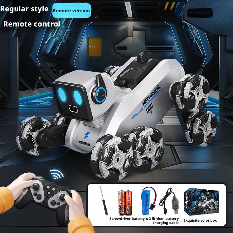 Smart Remote Control Robot Dog with Gesture Sensing and 8-Wheel Drifting - Image 4