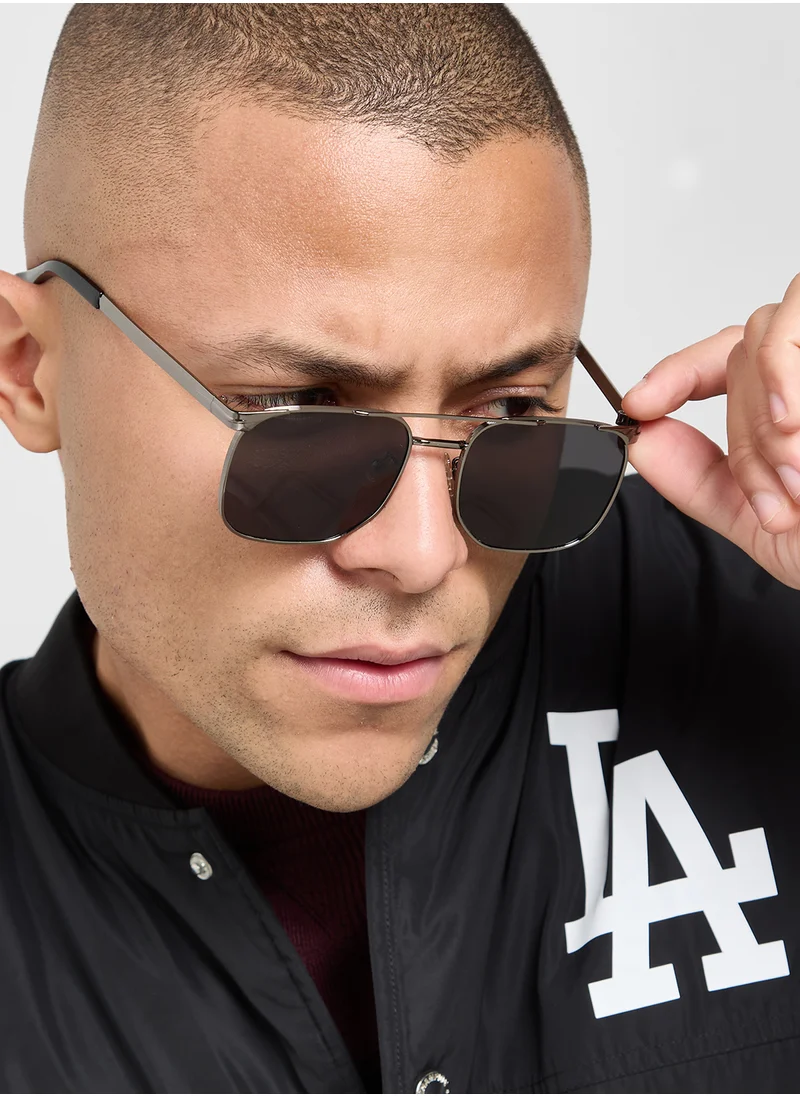 سفنتي فايف Casual Square Aviator Sunglasses