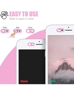Y&D Privacy Cover, Webcam Cover Slim for Laptop, MacBook Pro, iMac, iMac Mini, iPad iPhone, Desktop, Tablet, Sliding (6 Pieces &Pink)  - Image 3