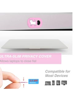 Y&D Privacy Cover, Webcam Cover Slim for Laptop, MacBook Pro, iMac, iMac Mini, iPad iPhone, Desktop, Tablet, Sliding (6 Pieces &Pink)  - Image 4