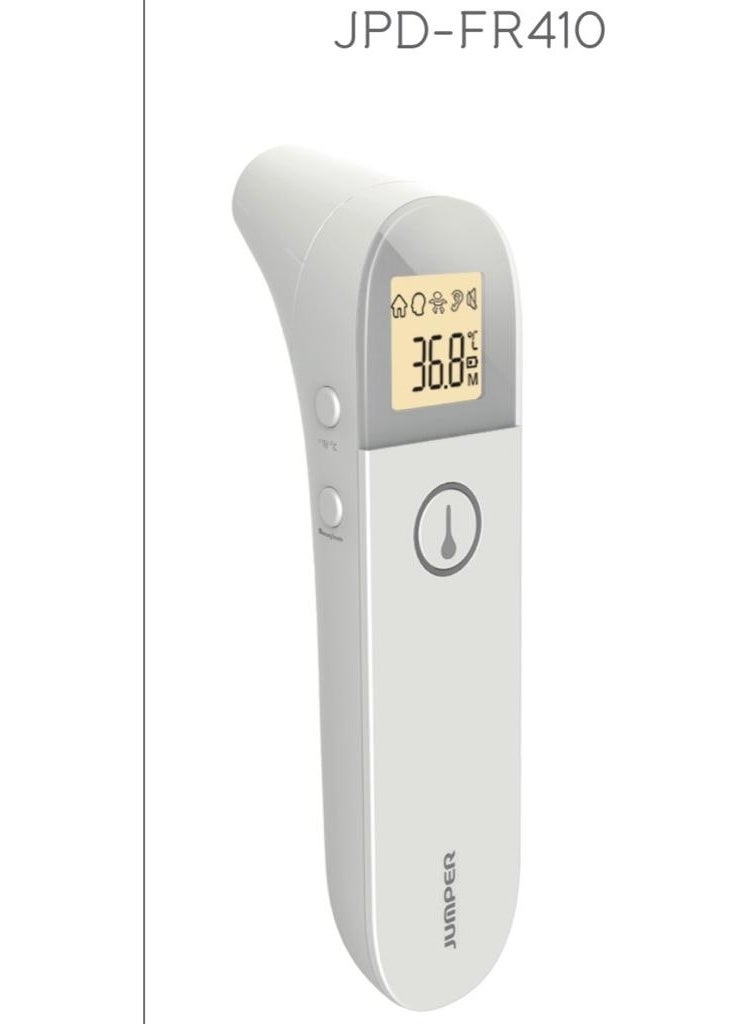 jumper - Non-Contact Thermometer Forehead and Ear White-Grey - Image 1