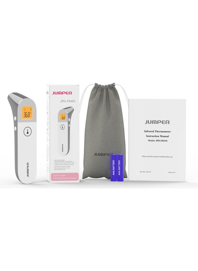 jumper Non-Contact Thermometer Forehead and Ear White-Grey  - Image 3