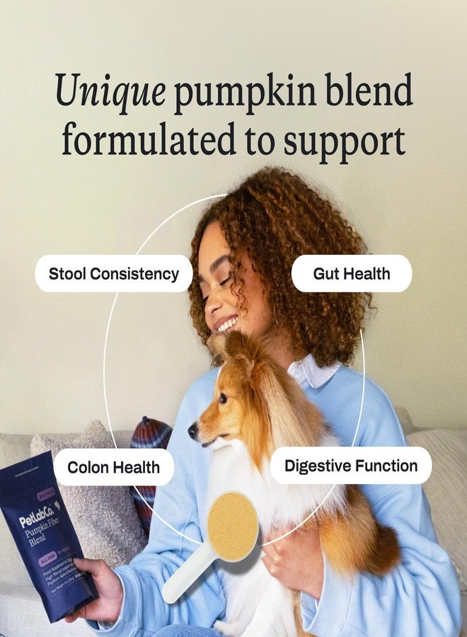 PetLab Co. Pumpkin Fiber for Dogs - Dog Probiotics Powder - High Fiber Supplement with Pumpkin, Apple, Psyllium & Mushrooms - Supports Digestion, Gut Health & Regular Bowel Movements - 30 Scoops - Image 3