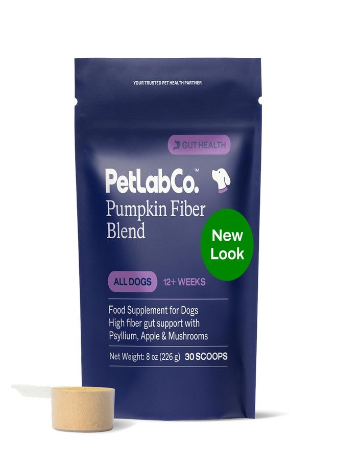 PetLab Co. Pumpkin Fiber for Dogs - Dog Probiotics Powder - High Fiber Supplement with Pumpkin, Apple, Psyllium & Mushrooms - Supports Digestion, Gut Health & Regular Bowel Movements - 30 Scoops - Image 1