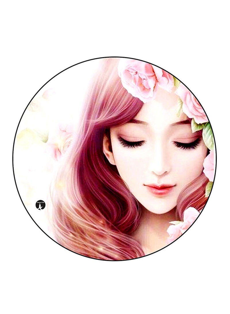 RKN Girl Printed Mouse Pad  Multicolour