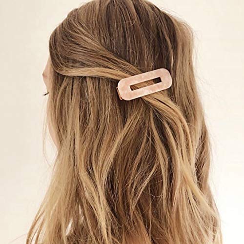 Shapes Studio Resin Tortoise Leopard Print Hair Clips and Barrettes - 4 Pack (Women's Accessories) - Image 5