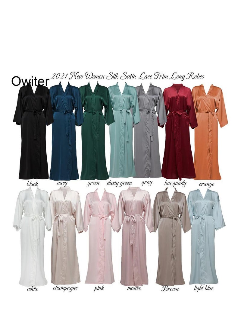 KUYING Long Lace Home Nightgown  - Image 2