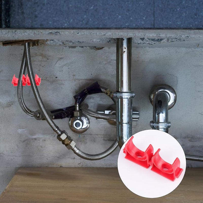 Heavy Duty U Shaped Pipe Clamp for Plumbing Cable Gas Water Fixing Wall Mount Easy Install - Image 4