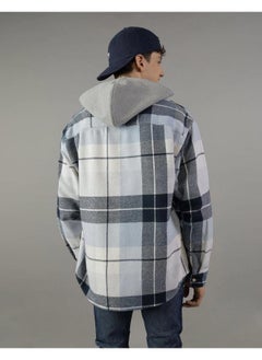American Eagle Casual Super Soft Flannel Hoodie  - Image 2