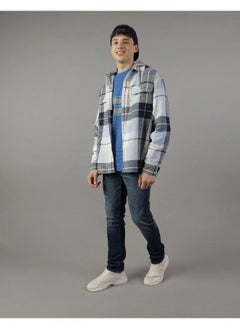 American Eagle Casual Super Soft Flannel Hoodie  - Image 1