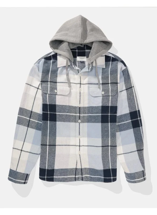 امريكان ايجل Casual Super Soft Flannel Hoodie