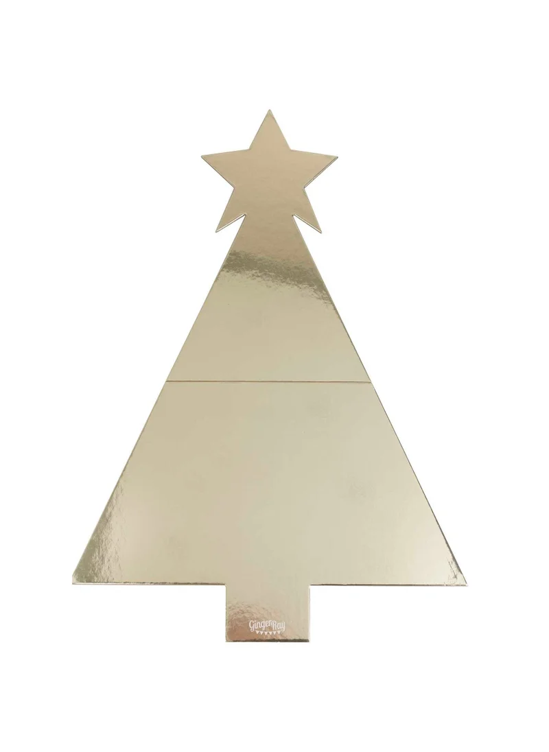 Ginger Ray Gold Tree Shaped Grazing Board