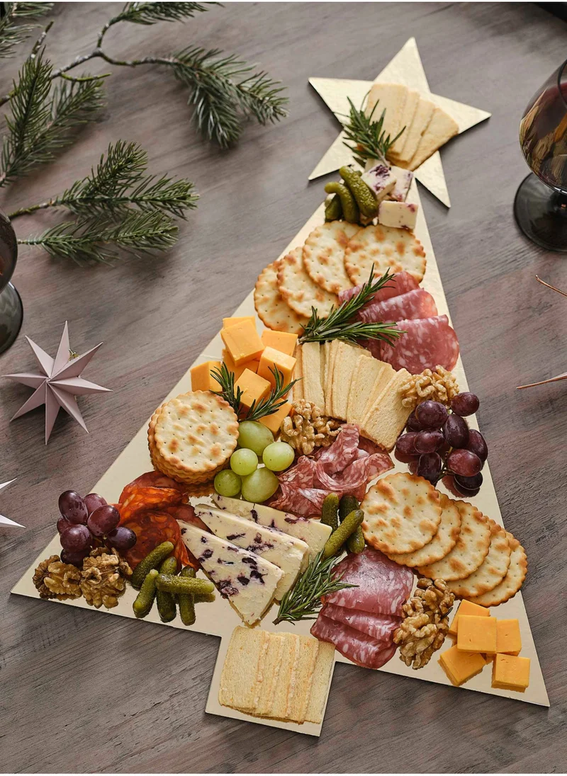 Ginger Ray Gold Tree Shaped Grazing Board