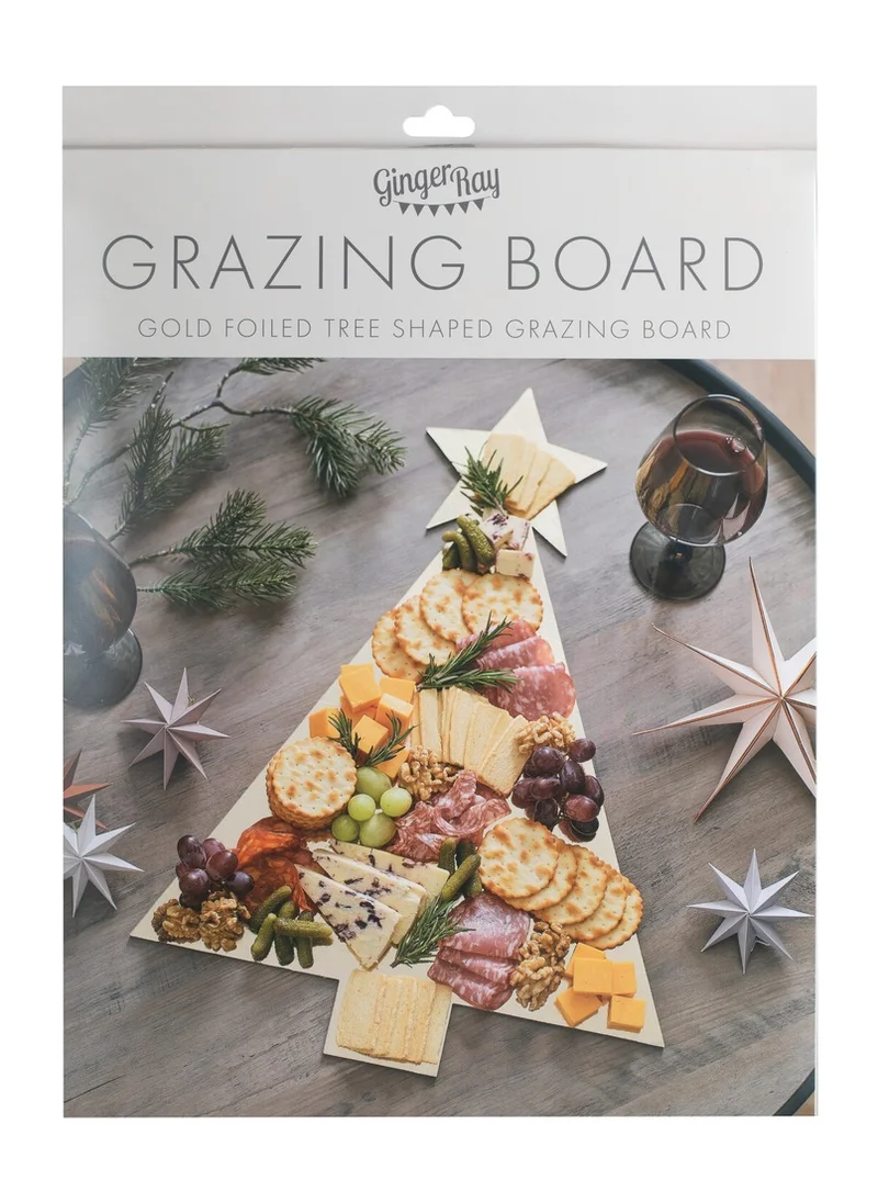 Ginger Ray Gold Tree Shaped Grazing Board