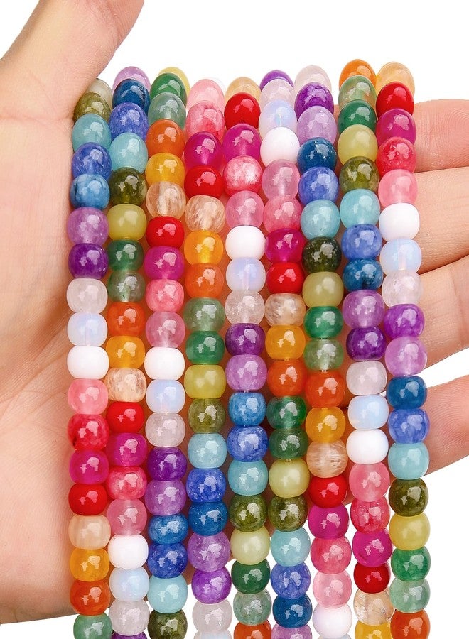 BONNY BOXX 1 Strand Natural 5 * 8mm Mulitcolor Rondelle Beads, Natural Abacus Disk Stone Beads Loose Spacer Gemstone for DIY Bracelet Necklace Jewelry Making - Image 1