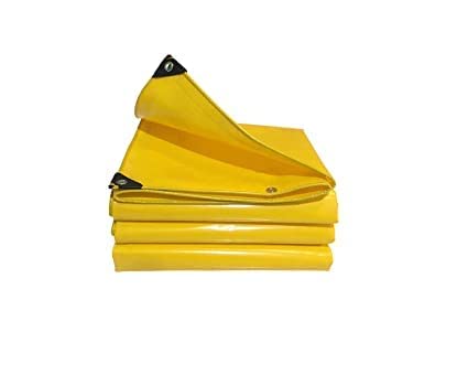 SR Trends Tarpaulin TIRPAL Extra Strong Durable 120GSM with Eyelets UV Resistant 6 Layer 3D Rib Technology 20FTX20FT Yellow  - Image 2