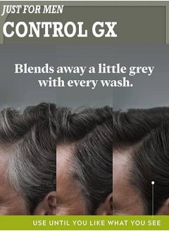 Just For Men Control GX Grey Reducing Shampoo, Gradually Colors Hair  - Image 3