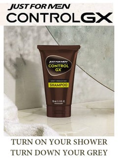 Just For Men Control GX Grey Reducing Shampoo, Gradually Colors Hair  - Image 5