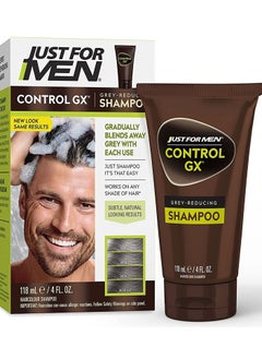 Just For Men Control GX Grey Reducing Shampoo, Gradually Colors Hair  - Image 1