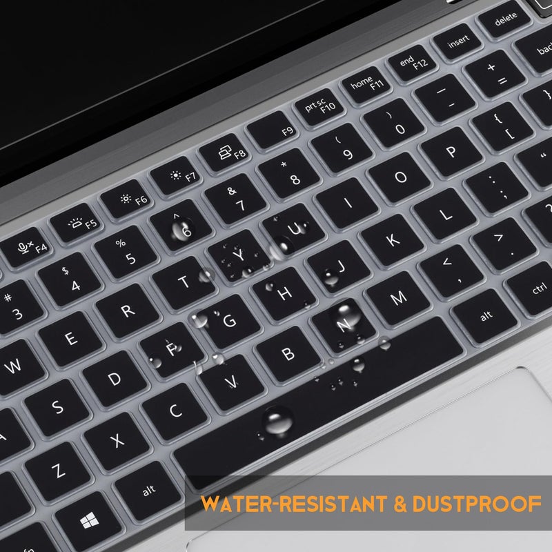 CaseBuy Keyboard Cover for Dell Latitude 3440 3450 5450 5440 5420 5430 5431 14", Latitude 7410 7420 7430 7440 7450 9420 9430 14", Latitude 16" 7650 7640, Latitude 9510 9520 7520 15.6" 2024-2022 Laptop -Black - Image 4