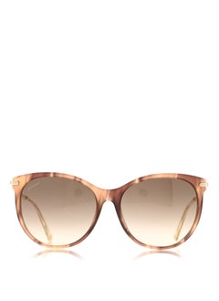 GUCCI Full Rim Cat Eye Women Sunglass - GG3771/S LVLCC - Lens Size: 56 mm - Brown  - Image 2