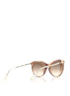 GUCCI Full Rim Cat Eye Women Sunglass - GG3771/S LVLCC - Lens Size: 56 mm - Brown  - Image 4