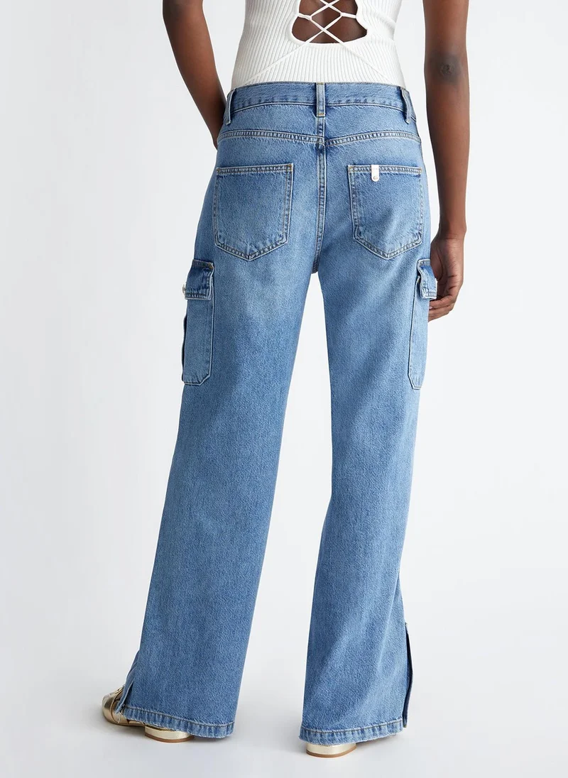 Liu Jo Flared cargo jeans