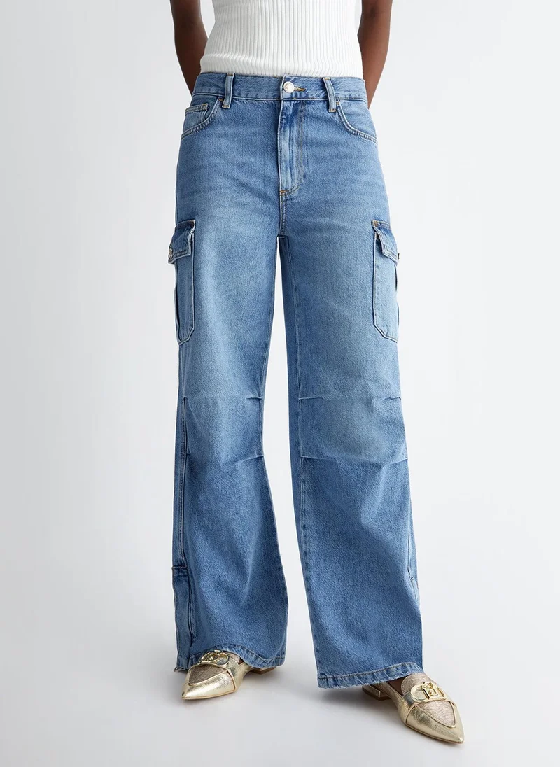 Liu Jo Flared cargo jeans