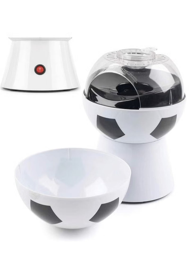 TIGER Mini Hot Air Popcorn Maker, 1200W | Fun Soccer, Basketball & Volleyball Design | Oil-Free, Healthy Snack Making | Easy to Use & Quick Popping | Perfect for Family Movie Nights, Parties & Game Events - Image 3