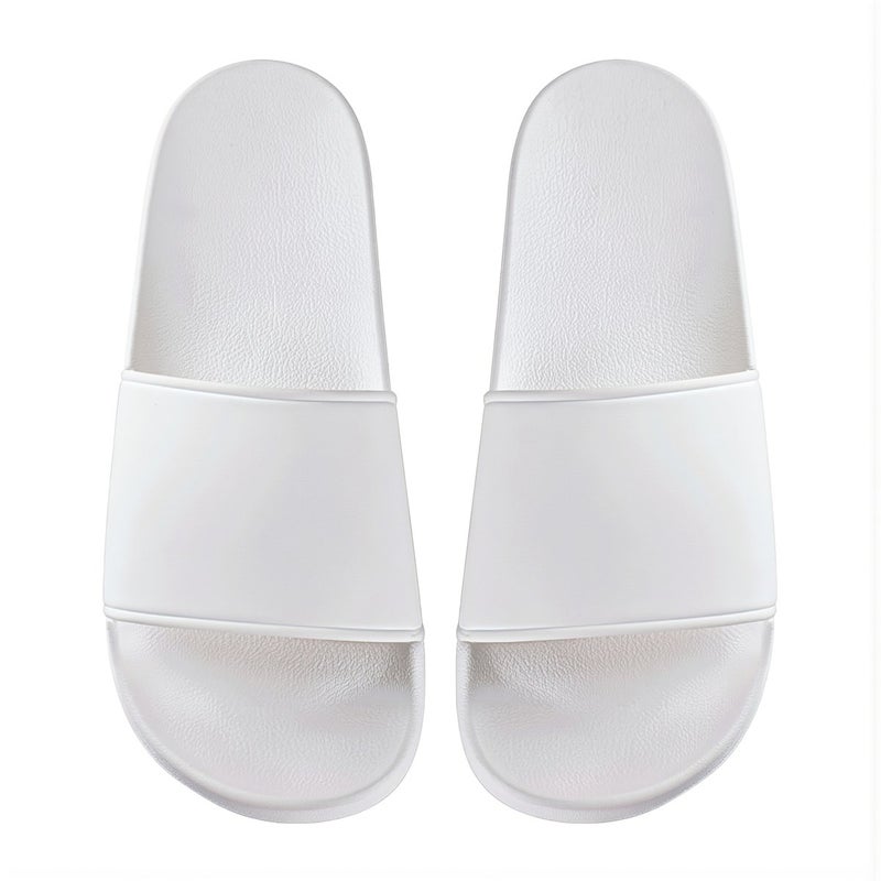 Custom Slippers Multiscenario Use Shower Pool Hotel Travel Black 180mm Quick Dry Slides - Image 1