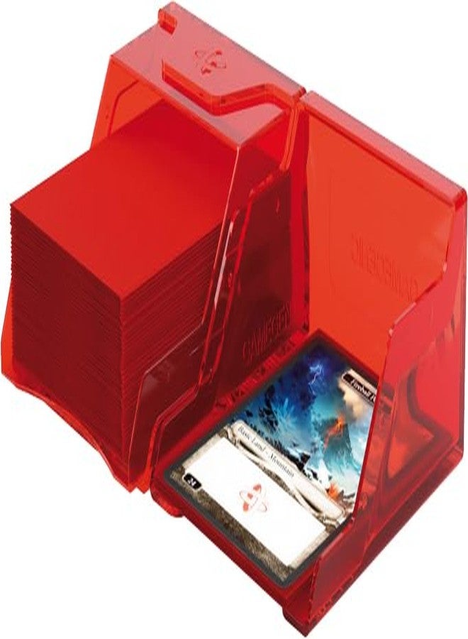 Asmodee Gamegenic Bastion 50+ XL Deck Box - Compact, Secure, and Perfectly Organized for Your Trading Cards! Safely Protects 50+ Double-Sleeved Cards, White Color, Made - Image 5