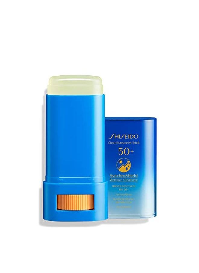 Shiseido - Waterresistant Uv Protection Clear Sunscreen Stick Broad Spectrum Spf 50+ 20G - Image 1