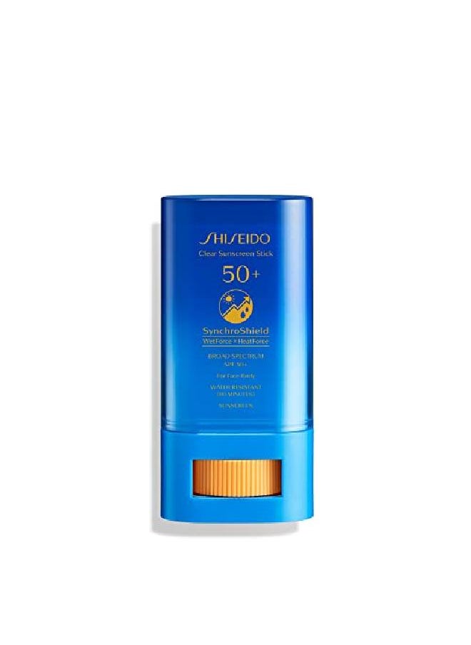 Shiseido - Waterresistant Uv Protection Clear Sunscreen Stick Broad Spectrum Spf 50+ 20G - Image 1
