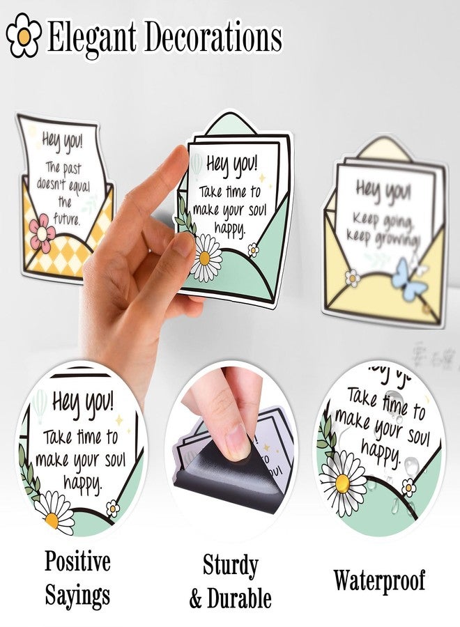 اني ديزاين مجموعة مغناطيسات ثلاجة AnyDesign مكونة من 12 قطعة، بتصميم بوهيمي أنيق، للتذكير اليومي، مقاومة للماء، تحمل عبارات تحفيزية إيجابية، هدية مثالية للمنزل والمطبخ والمكتب. - Image 3