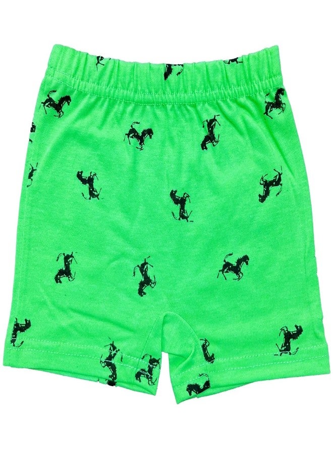 FASHA Pure Cotton Baby Bloomer - Unisex Toddler Underwear, Super Soft Breathable Briefs - Pack of 4 - Assorted Prints - Image 2