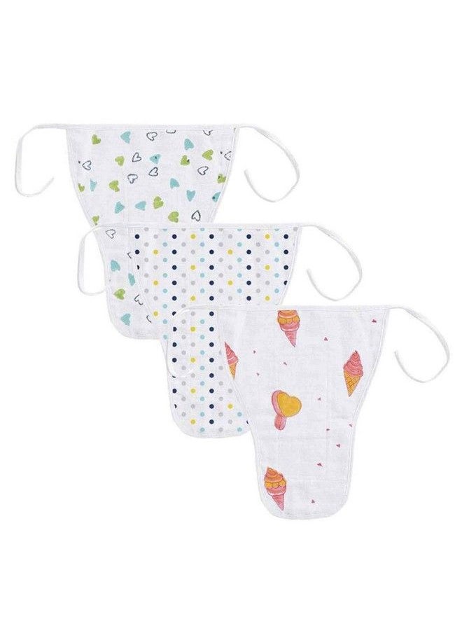 MOM'S HOME Baby Muslin 6 Layer Nappies Combo 0 3 Months Pack Of 6Mix Designs  - Image 3