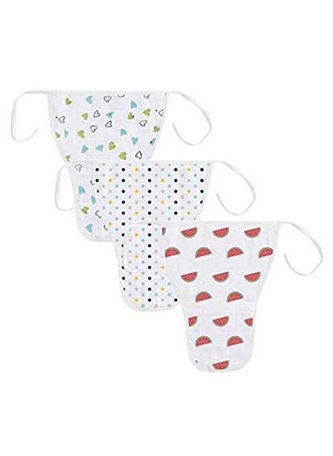 MOM'S HOME Baby Muslin 6 Layer Nappies Combo 0 3 Months Pack Of 6Mix Designs  - Image 1