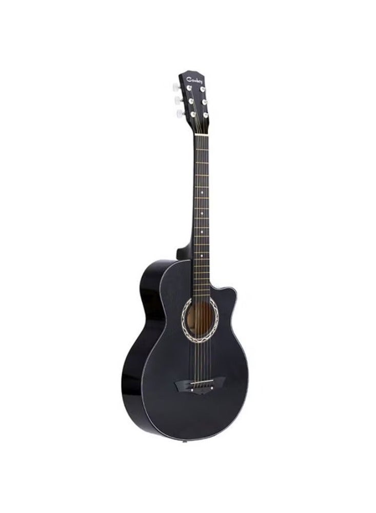 ammoon 39-Inch Acoustic Folk 6-String Guitar - Image 1