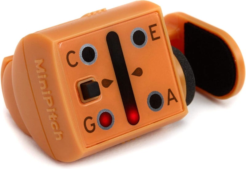 Korg MiniPitch Clip-on Ukulele Tuner - Orange - Image 1