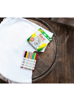 Crayola Fabric Markers, Fine Line, 10 Count  - Image 2