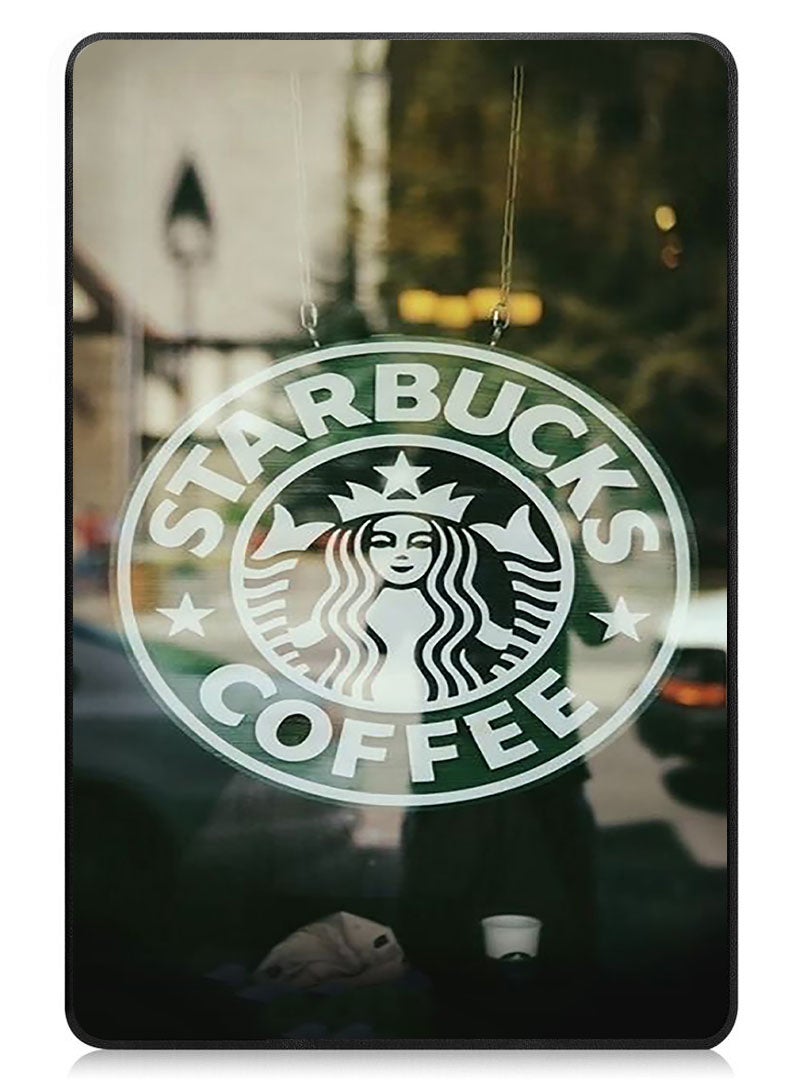 Theodor Protective Flip Case For Samsung Galaxy Tab S9 FE Plus With Trifold Stand Auto Wake Sleep Shockproof Cover StarBucks 6 - Image 1