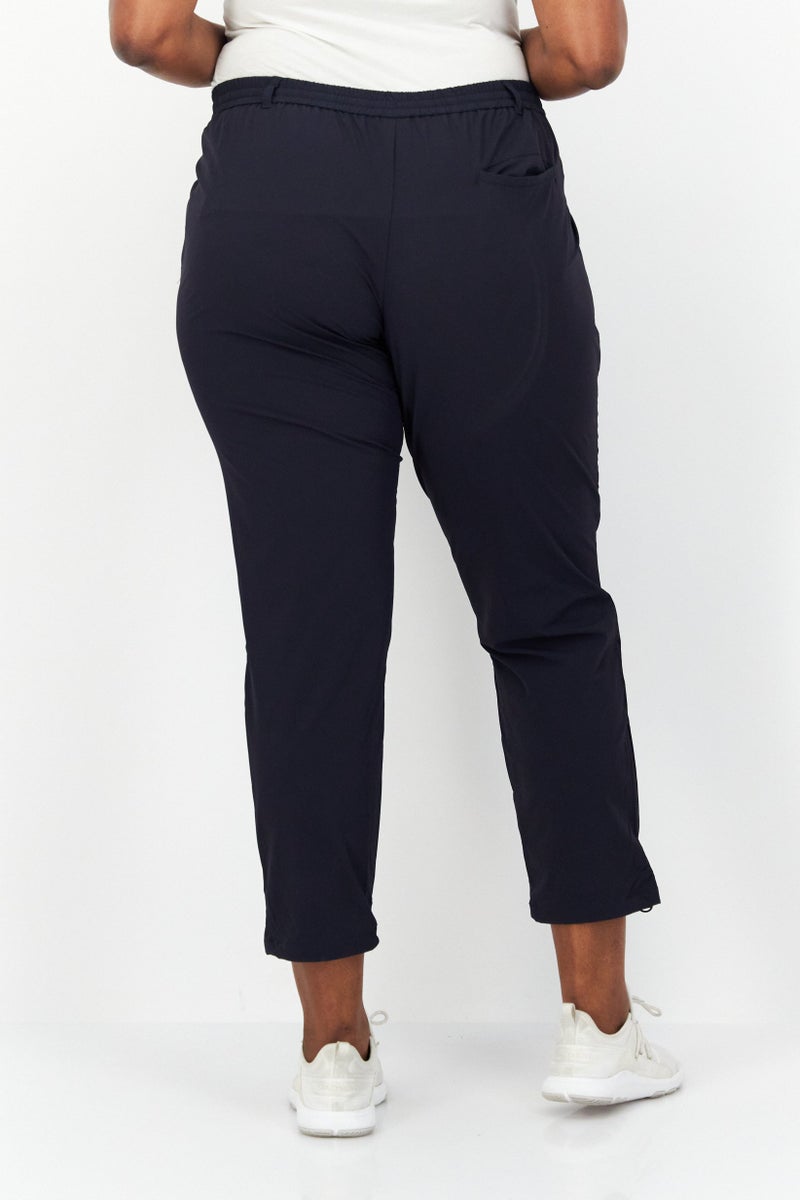 Tchibo Women Sportswear Fit Training Track Pants, Navy  - Image 3
