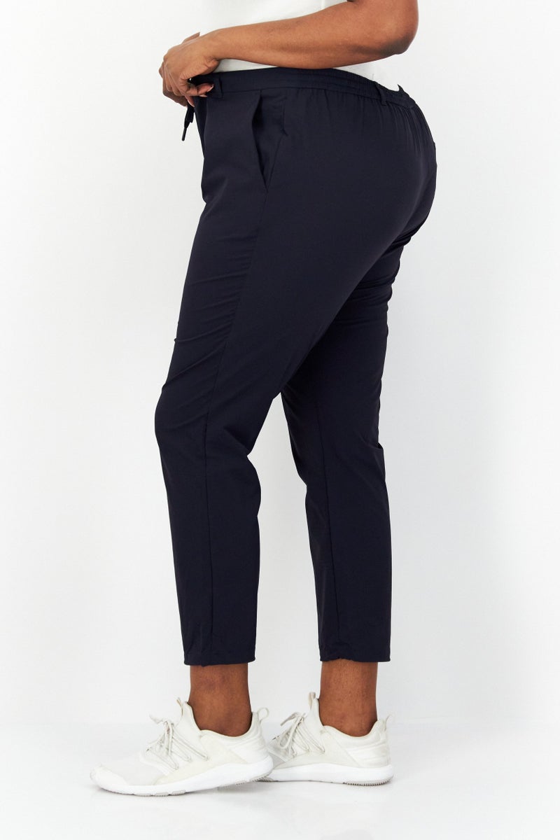 Tchibo Women Sportswear Fit Training Track Pants, Navy  - Image 4