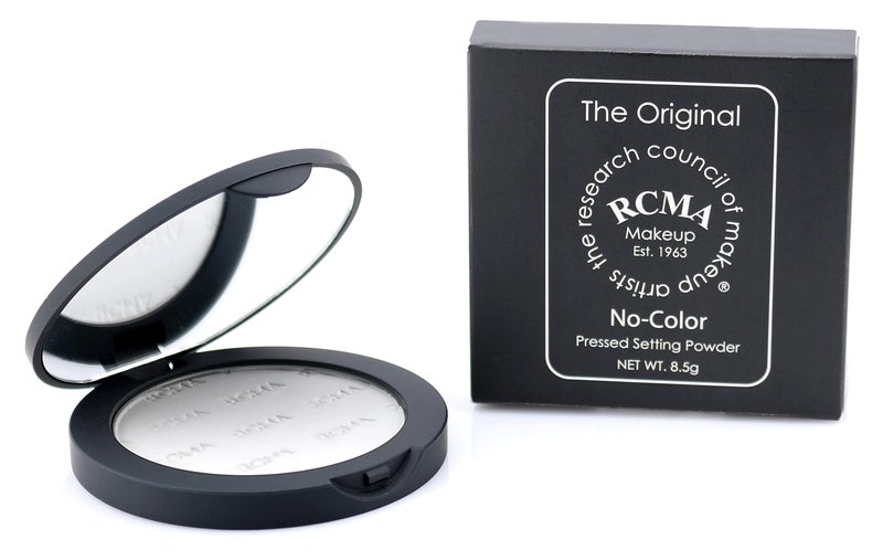 RCMA Makeup No Color Pressed Powder  Setting Powder  Vegan  Flawless Finish  Lasting Perfection  Everyday or Professional Makeup  029 oz