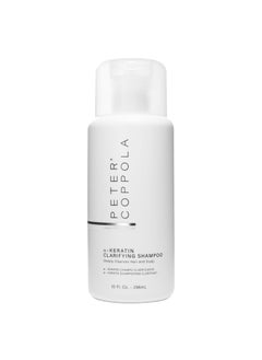 PETER COPPOLA aKeratin Clarifying Shampoo  Gentle And Deep Cleansing Sulfate Free Shampoo Removes Build Up Oils And Excess Product From Hair And Scalp  Reduces Oily Hair 10 Fl Oz