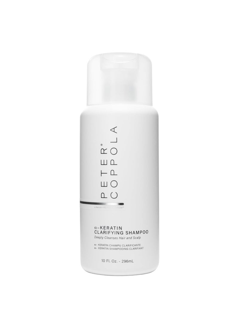 Peter Coppola - PETER COPPOLA aKeratin Clarifying Shampoo  Gentle And Deep Cleansing Sulfate Free Shampoo Removes Build Up Oils And Excess Product From Hair And Scalp  Reduces Oily Hair 10 Fl Oz - Image 1