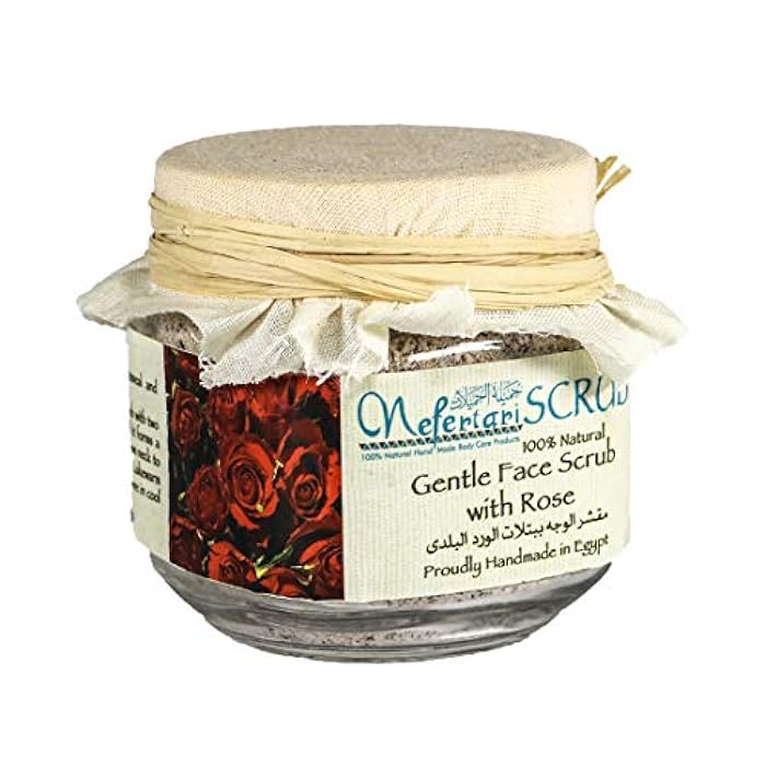 Nefertari Rose Petals Gentle Face Scrub, 145g