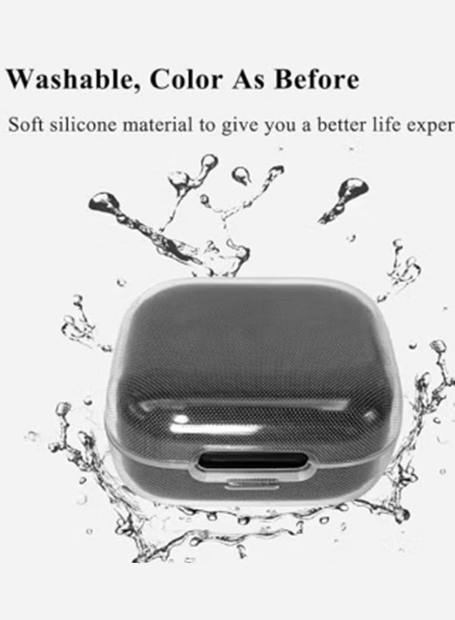 for Soundcore P20i wireless earphones (with buckle hanging rope), scratch resistant all inclusive protection function, ultra-thin shock-absorbing portable earphone case (transparent) - Image 2